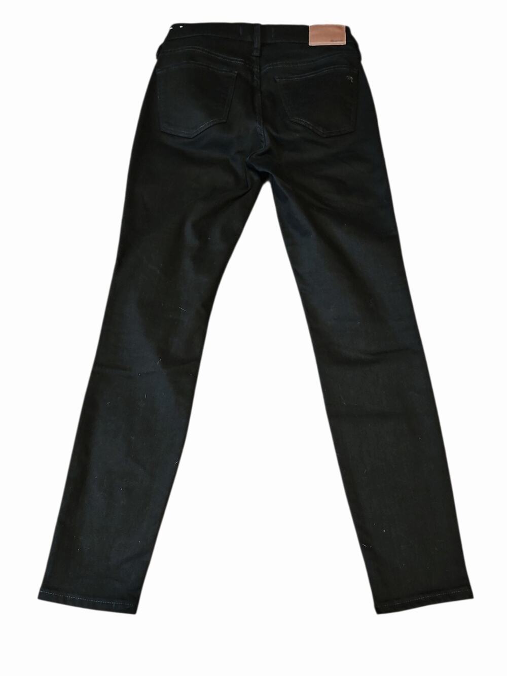 Madewell 9" High Rise Skinny Jeans Womens 27 Black Stretch Denim